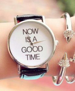 Montre fantaisie now is good time
