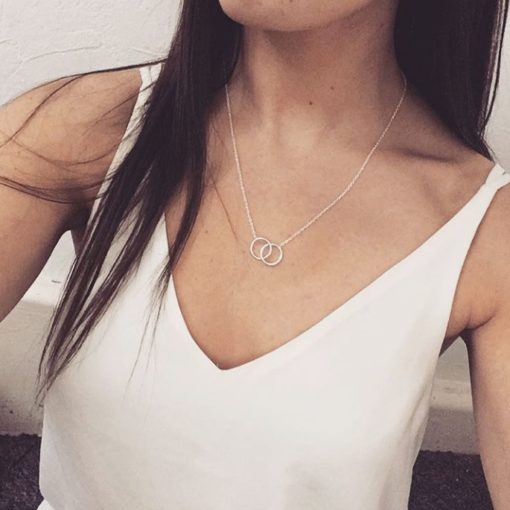 Idee cadeau femme- collier karma argent