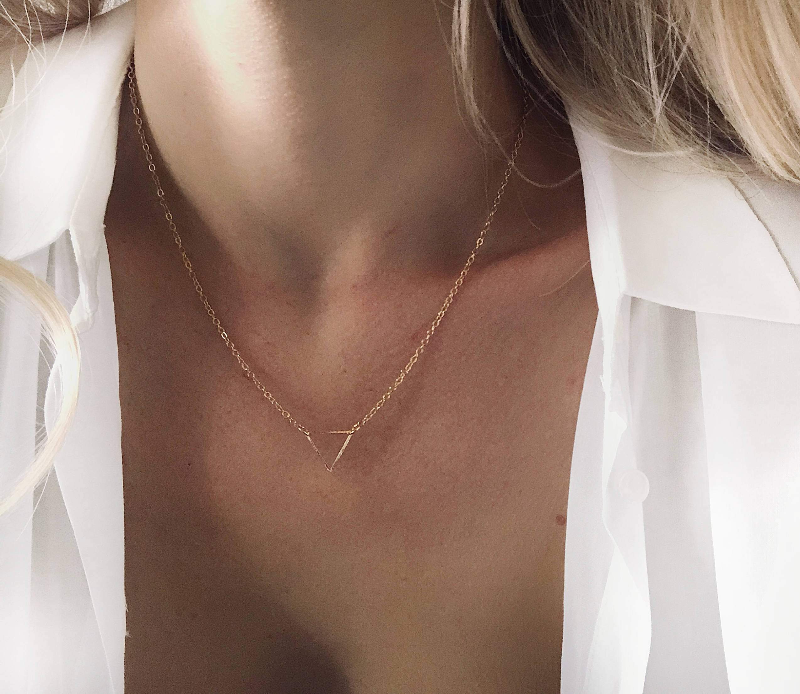 collier femme or fin