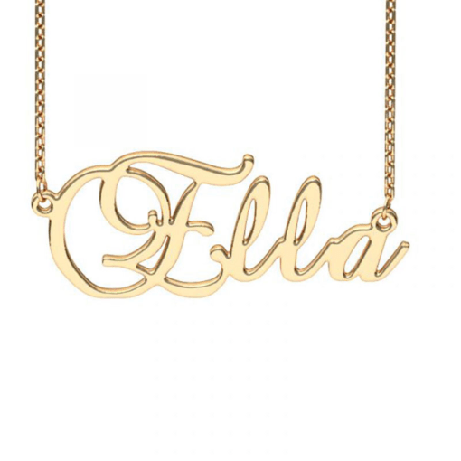 Collier prenom personnalise