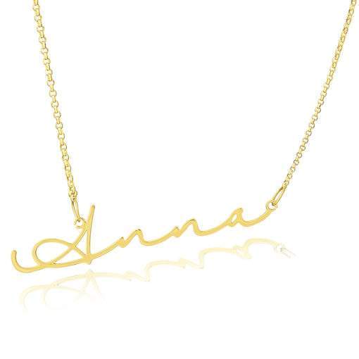 collier prenom signature