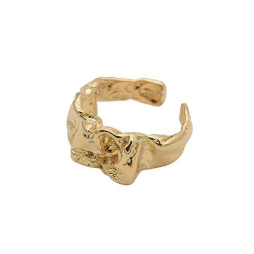 Bague ajustable femme dore