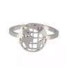 Bague mappemonde ajustable