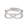 Bague ouverte acier tendance 2024
