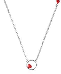 Bijoux fantaisie argent- pendentif coeur