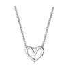 Collier argent femme- pendentif coeur