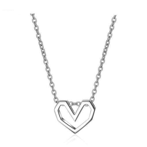 Collier argent femme- pendentif coeur