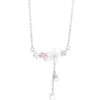 Collier argent femme- pendentif fleur