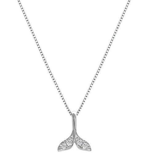 Collier argent femme- pendentif sirene