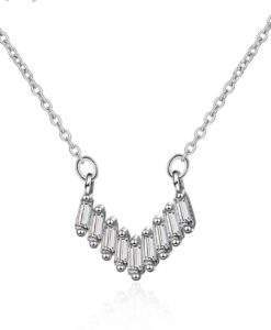Collier boho-chic argent