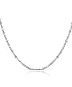 Collier chaine satellite argent 925