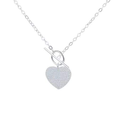 Collier coeur en argent