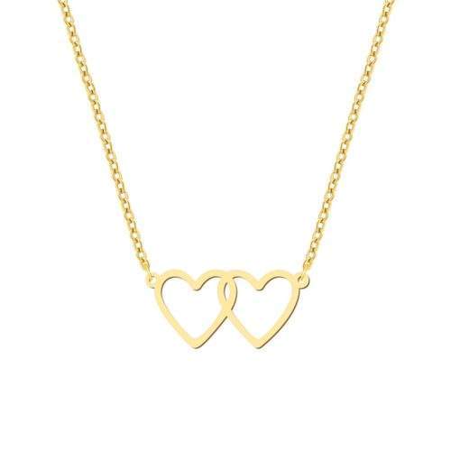 Collier coeur original acier