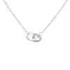 Collier coeurs argent femme-