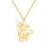 Collier fantaisie femme- pendentif chien