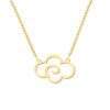 Collier fantaisie femme- pendentif nuage