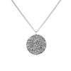 Collier medaille tendance en argent 925