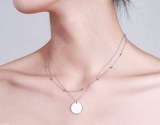 Collier multirang argent 925