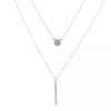 Collier multirangs en argent 925