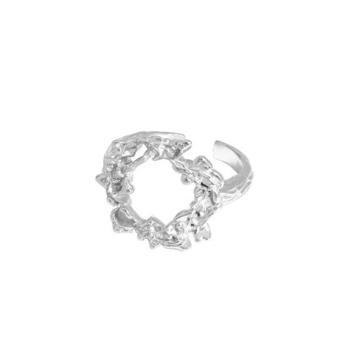 Grosse bague originale argent