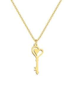 collier clef coeur