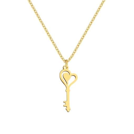 collier clef coeur