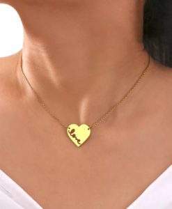 collier coeur love or