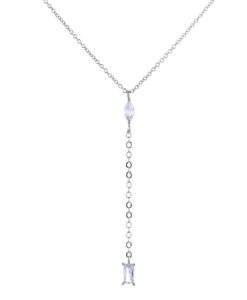 Collier court strass