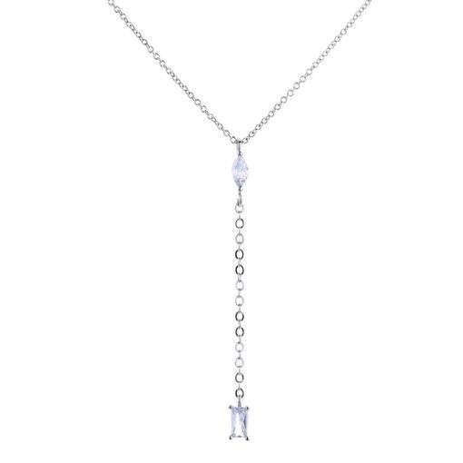 Collier court strass