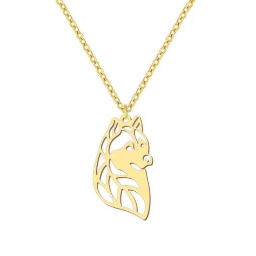 collier animal totem loup