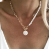 collier original perles blanches