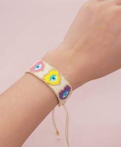 bracelet porte-bonheur perles miyuki